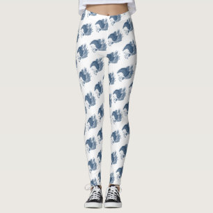 Legging Vintage Patriotic Screaming Eagle USA Flag Arrows