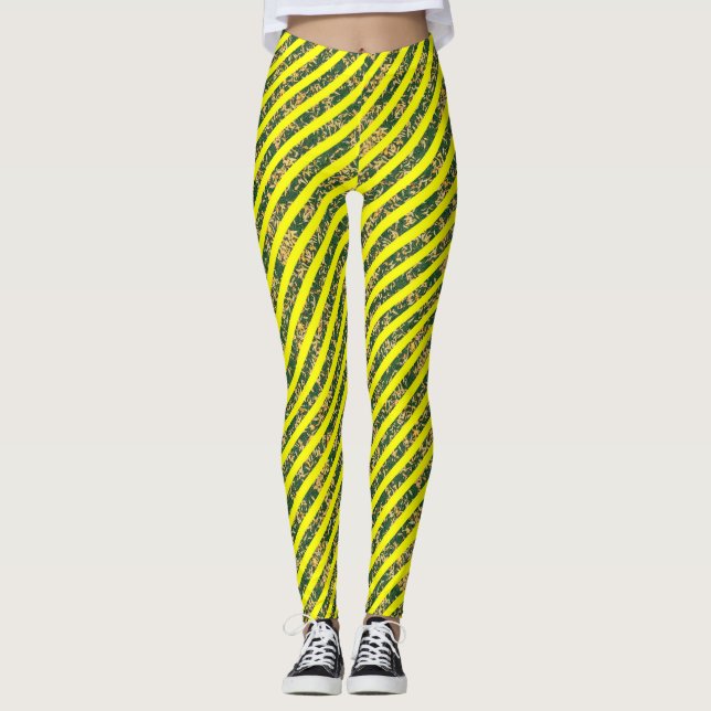 LEGGING VINTAGE RETRO COBERTURA AMARELA (Frente)