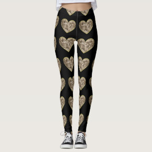 Legging Vintage Romance casal, amor de homem e mulher