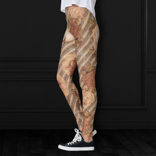 Legging Vintage Spice Copper Rosa Pêssego e laranja quei
