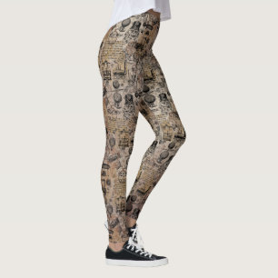 Legging Vintage Steampunk