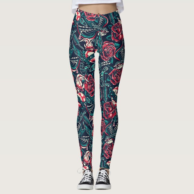 Legging Vintage Tattoo (Frente)