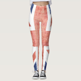 Legging Vintage UK Flag #5