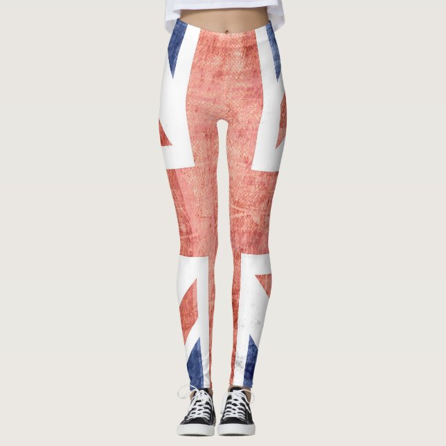 Legging Vintage UK Flag #5 (Frente)