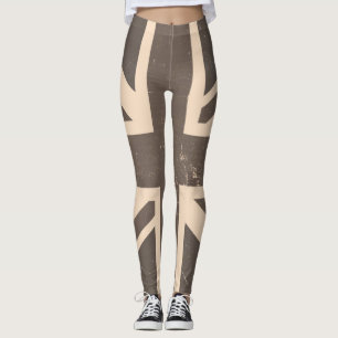 Legging Vintage UK Flag nº 4