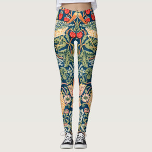 Legging Vintage William Morris ladrão de morangos