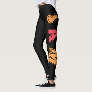 Legging Violão Rochoso, Estilo de Emperramento de Música,