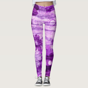 Legging Violet Floral