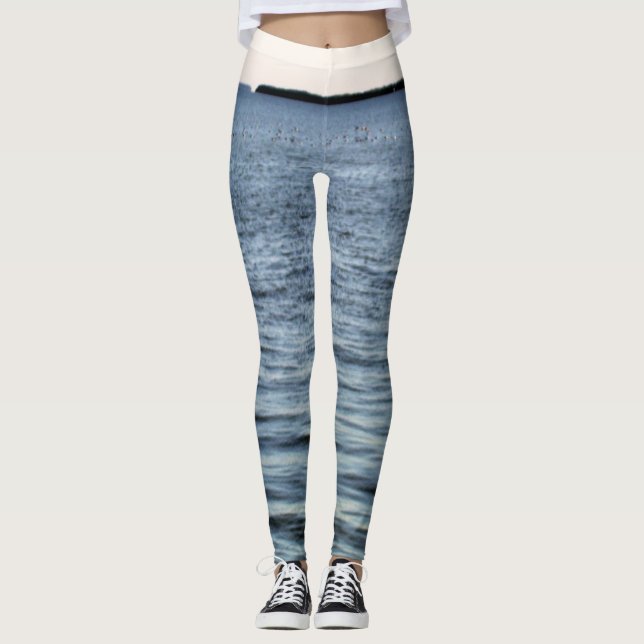Legging Violet Meadow Green Gradiente Fluido (Frente)