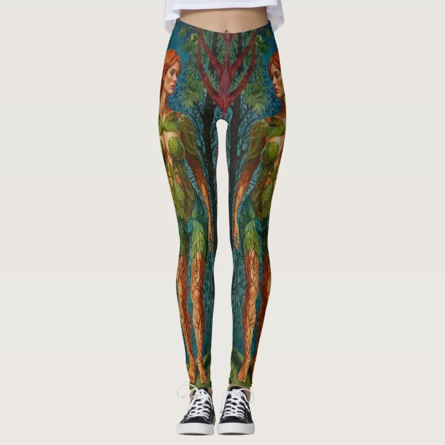 Legging “Viridra’s Portrait” -  Veins of the Canopy    (Frente)
