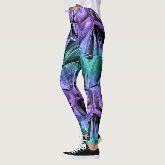 Legging virtual reality, dark crystal gradient :