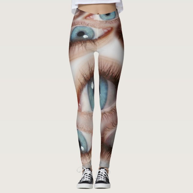 Legging Visão Psicodélica: Illusão Abstrato (Frente)
