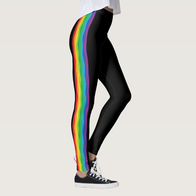 Legging “Visibilidade” – Um Padrão de Orgulho Abstrato #1 (Direita)