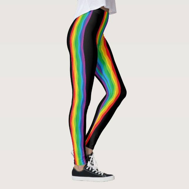 Legging “Visibilidade” – Um Padrão de Orgulho Abstrato #2 (Direita)