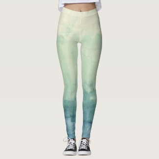 Legging Visto ativo azul de Ombre