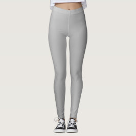 Legging Visual Delgado Gradiente Prata Macio
