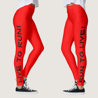 Viva para Correr! Corra para Viver! Vermelho Alta 
