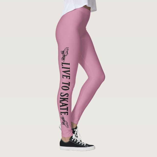 Legging Viver para Skate, Skate para viver, Roller Derby G (Direita)