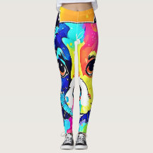 Vivid Puppy Vibes Art Design