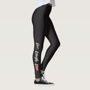 Legging "Vivo, riso, amor "