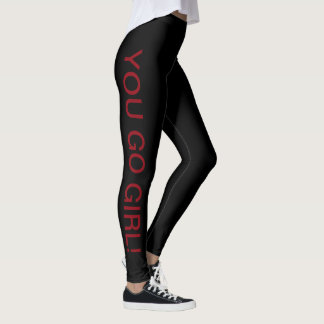Legging Você vai menina! Caneleiras