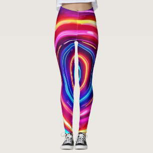 Legging Vórtice claro brilhante