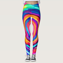 Legging Vórtice de Cor: Design Dinâmico