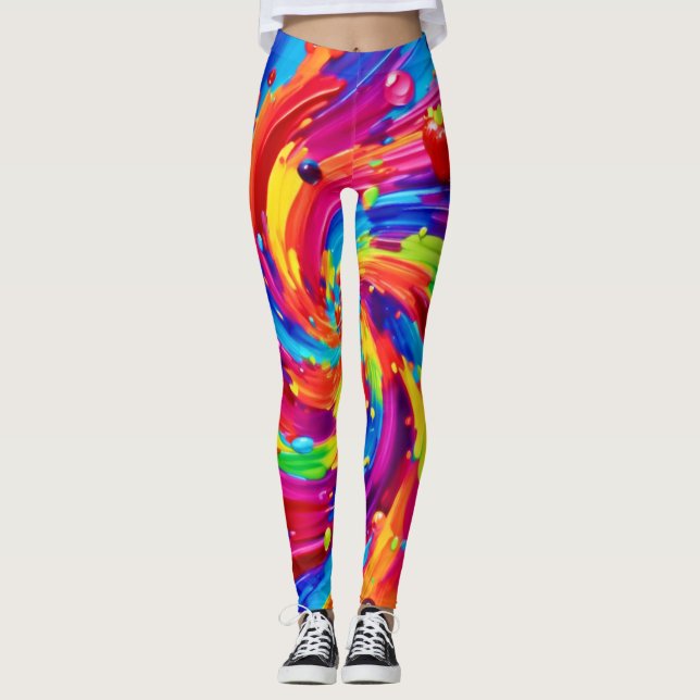 Legging Vórtice Fruta colorida (Frente)