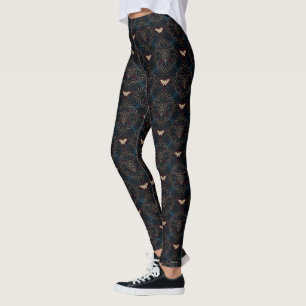 Legging W84   Padrão Geométrico Circular da Mulher Maravil