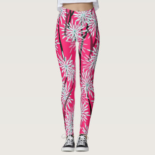 Legging Wallpaper Floral da Ásia Retroativa.