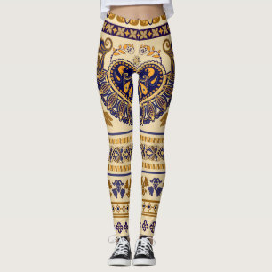 Legging Wallpaper Floral Egípcio Strike
