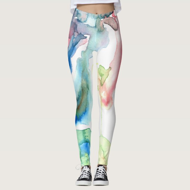 Legging Wash de Aquarela (Frente)