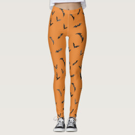 Legging Watercolor Bats Halloween