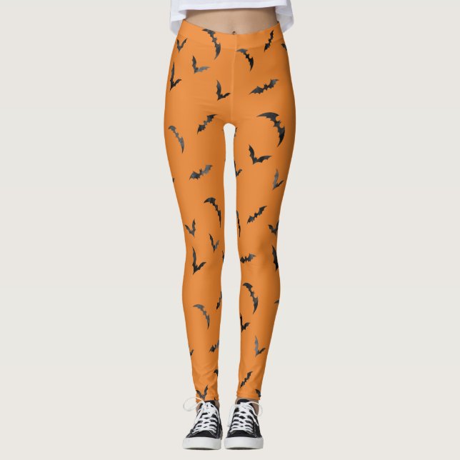 Legging Watercolor Bats Halloween (Frente)