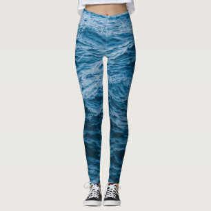 Legging Waves Marinhas Maravilhosas   Melhor presente para