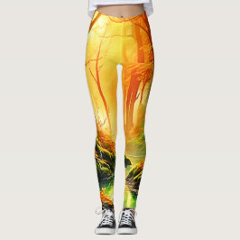 Legging Whisper do Ouro de outono