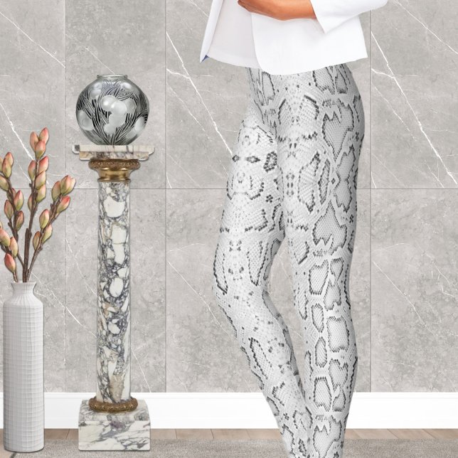 Legging White Anaconda Snakeskin (Criador carregado)