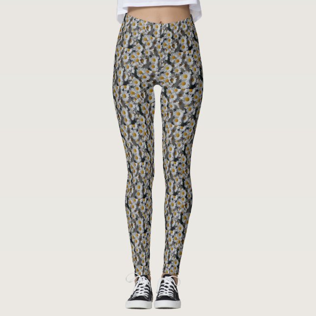 Legging White Daisies (Frente)