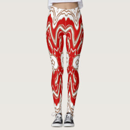 Legging White vermelho especial de Natal "Ratti_Creative_A