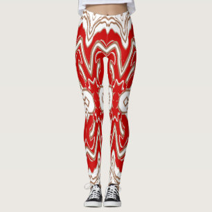 Legging White vermelho especial de Natal "Ratti_Creative_A