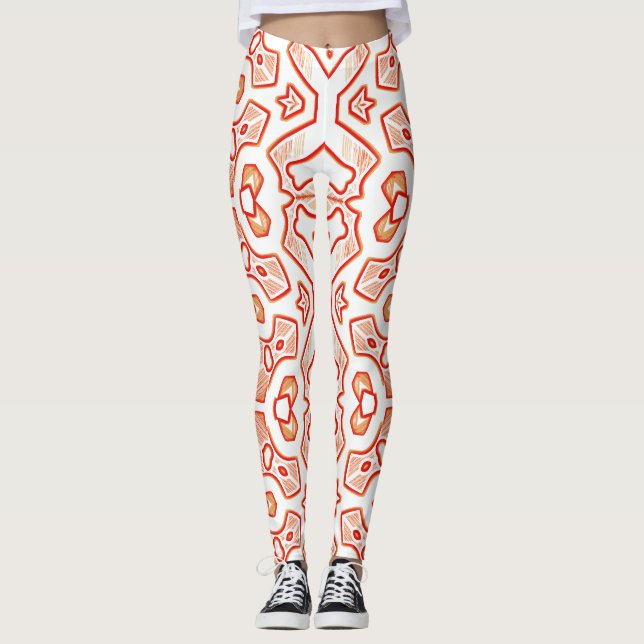Legging White vermelho especial de Natal "Ratti_Creative_A (Frente)