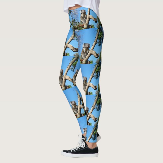 Legging Wild Koala, Na Árvore Do Pinheiro Antigo, (Esquerda)