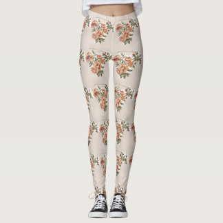 Legging Wild Rose Blooms