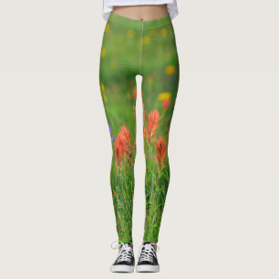 Legging Wildflowers do pincel indiano