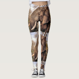 Legging Wildlife Elephant Lover