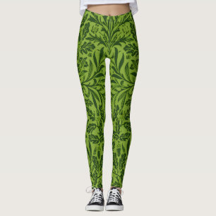 Legging William Mirrors Acorns & oak deixa o padrão verde
