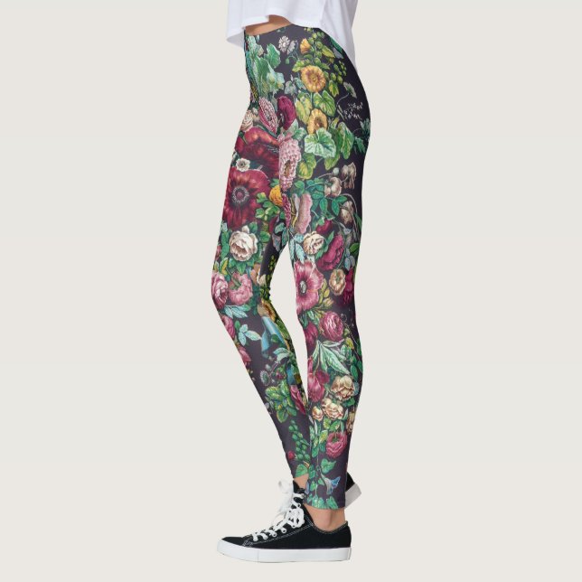 Legging William Morris Art Nouveau Calico Chintz (Esquerda)