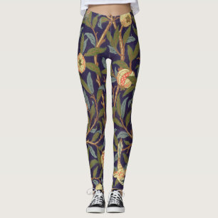 Legging William Morris Bird E Pomegranate Vintage Floral
