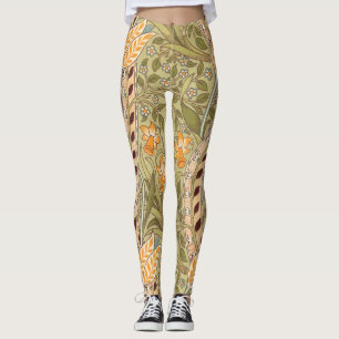 Legging William Morris Daffodil Garden Flower Classic Bota