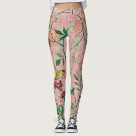Legging William Morris FLORES E BORRACHAS